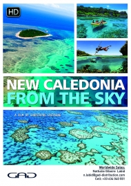 Affiche de La Nouvelle Calédonie vue du ciel