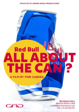 Poster of Red Bull, all about the can?