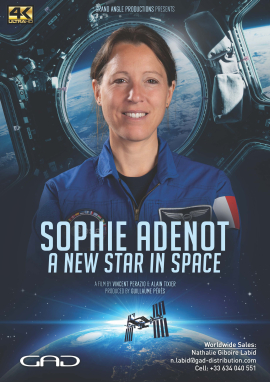Poster of Sophie Adenot, a new star in space